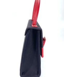 Ella Dark purple Handbag side